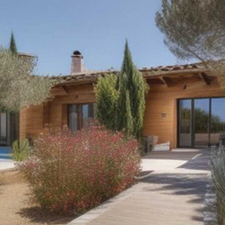 Diseño de piscina y jardín en Sant Pere de Ribes realizado por Jardivida
