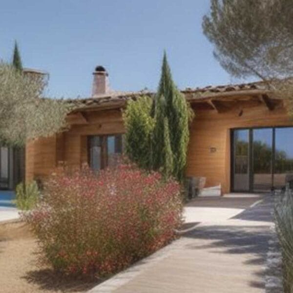 Diseño de piscina y jardín en Sant Pere de Ribes realizado por Jardivida