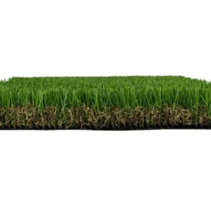 Imagina los niños jugando descalzos sobre un césped artificial extrasuave de 37mm, destacando su seguridad y confort.