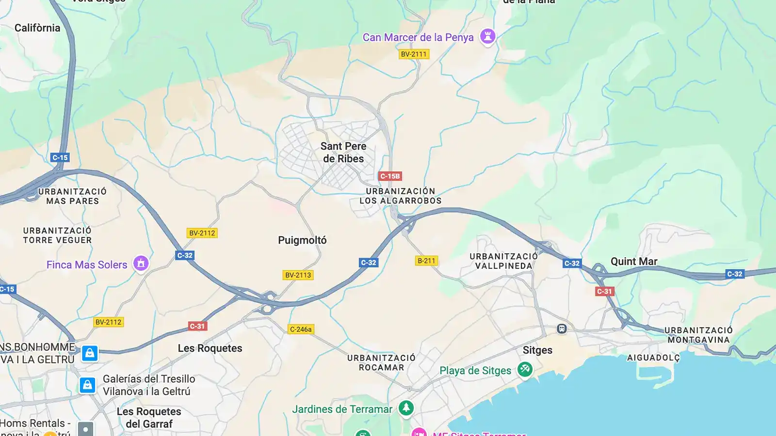 Piscinas Sant Pere de Ribes